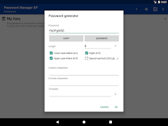 7 Schermata Password Manager XP