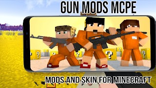 Machine Gun Mods MCPE - Gun Mods For Minecraft PE captura de pantalla 2