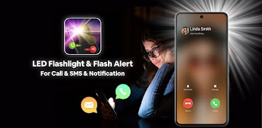 LED Flashlight & Flash Alert Plakat