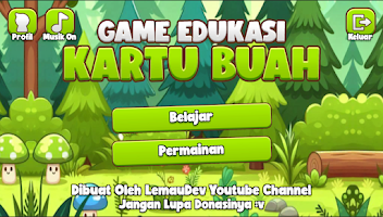Game Edukasi Kartu Buah poster