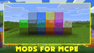 Color Glass Mod for Minecraft Cartaz