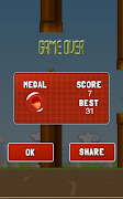 Flappy Bieber capture d'écran 2