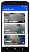 Application Letter Samples 스크린샷 7