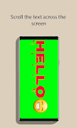 Scroll Text with blink Screen capture d'écran 7