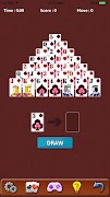 برنامه‌نما Pyramid Solitaire عکس از صفحه