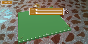 Ar core puzzle game: Cubes - E 截图 4