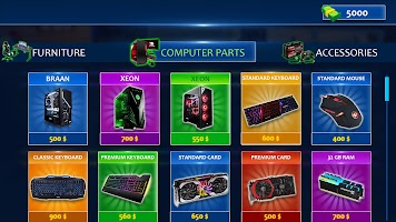 Internet Gamer Cafe Job Sim 3D скриншот 3
