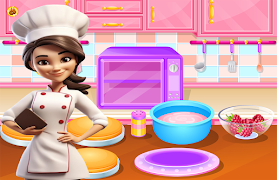 game cooking cake raspberry اسکرین شاٹ 5