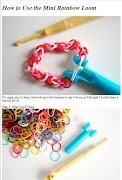 Rainbow Loom Bracelet Tutorial पोस्टर