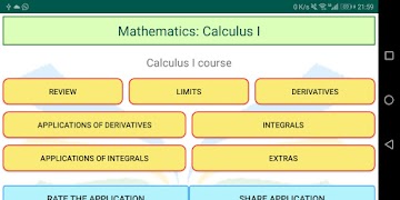 Calculus I course poster