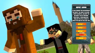 Harry Hogwards Mod Minecraft постер