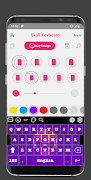Skull Keyboard Theme 截图 3