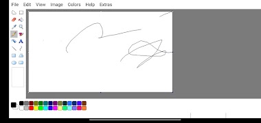 Paint الملصق