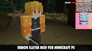 Demon Slayer Mod for Minecraft اسکرین شاٹ 5