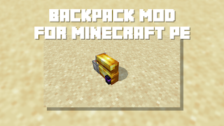 Backpack Mod for Minecraft постер