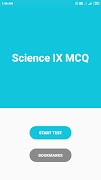 Science IX MCQ poster