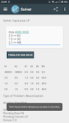 Operations Research LP Solver スクリーンショット 4