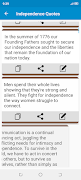 Independence Quotes App screenshot 1
