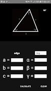Triangle calculator poster