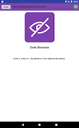 برنامه‌نما Dark Browser - TOR and I2P Browser عکس از صفحه