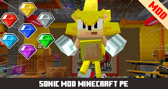 برنامه‌نما Sonic Mod Add-on for MCPE عکس از صفحه