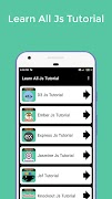 Learn All Js Tutorial تصوير الشاشة 5