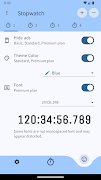 برنامه‌نما Stopwatch عکس از صفحه