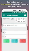 Total Binary Operations: Converter and Calculator اسکرین شاٹ 5