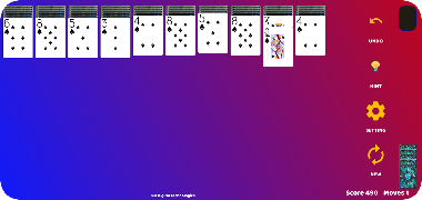 Solitaire Game Screenshot 2