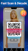 QR स्कैनर और QR कोड रीडर - बारकोड स्कैनर स्क्रीनशॉट 1