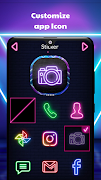 Neon Icon Changer ảnh chụp màn hình 2