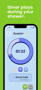 Bath timer: Shorter Showers স্ক্রিনশট 2