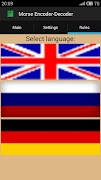 برنامه‌نما Morse Encoder-Decoder عکس از صفحه