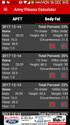 3 Schermata Army Fitness Calculator (ACFT/