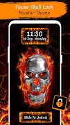 Skull lock screen plakat