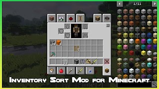 Inventory Sort Items Minecraft ポスター