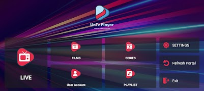 UnTV Player imagem de tela 1