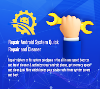 Repair Android System- Cleaner постер