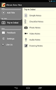 برنامه‌نما Ultimate Notes Taker عکس از صفحه