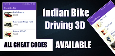 4 Schermata Cheat Code Indian Bike Driving
