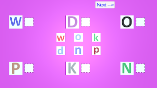 Alphabet Matching Plakat