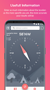 Digital compass - Map compass & Windy map screenshot 2