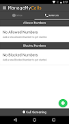 ManageMyCalls syot layar 3