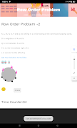 برنامه‌نما Row Order Problem 1.0 عکس از صفحه