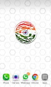 Indian flag clock imagem de tela 2