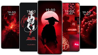 लाल वॉलपेपर स्क्रीनशॉट 3