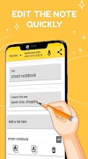Smart Notepad Notes - Quick Note, Shopping List ảnh chụp màn hình 1