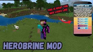 Herobrine Mod For Minecraft PE screenshot 6