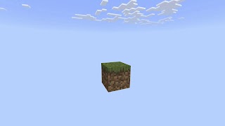 One Block Map for Minecraft plakat