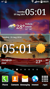 برنامه‌نما Weather ACE Clock Widget Pack عکس از صفحه